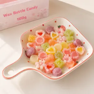 Popular Snack Syrup Filling - Elegantly sweet flavored candies with fruit juice fillings, charming shapes, perfect for chewing, sweet candy gifts, colorful fruit-flavored liquid-centered candies.