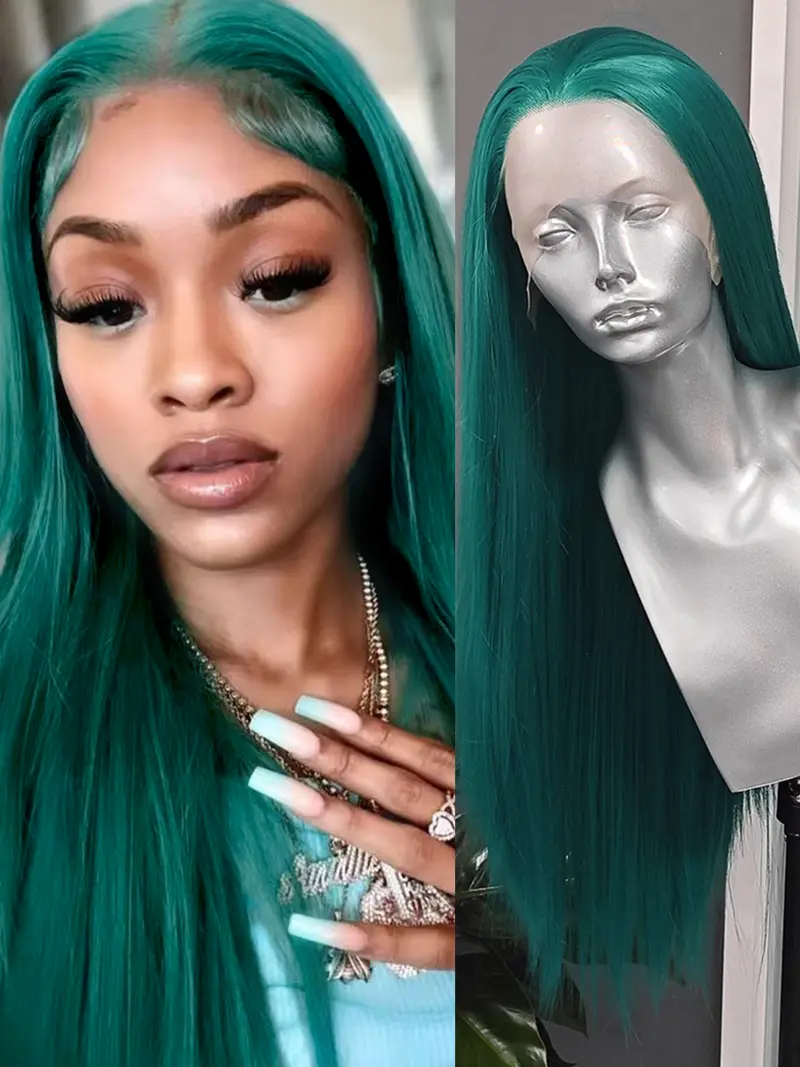 teal wig - TikTok Shop display picture 2
