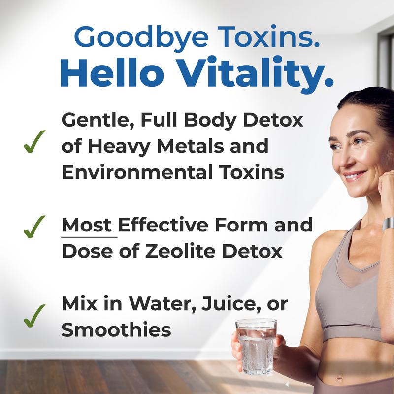 Healthy by Nature HolyLand Zeolite Cleanse - 200 Gram Clinoptilolite Micronized Powder for Full Body Detox & Clear Thinking