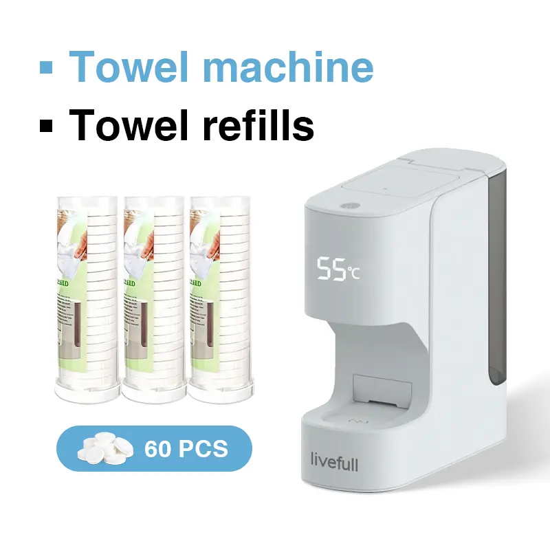 1 Machine+ 60 Pcs Towels