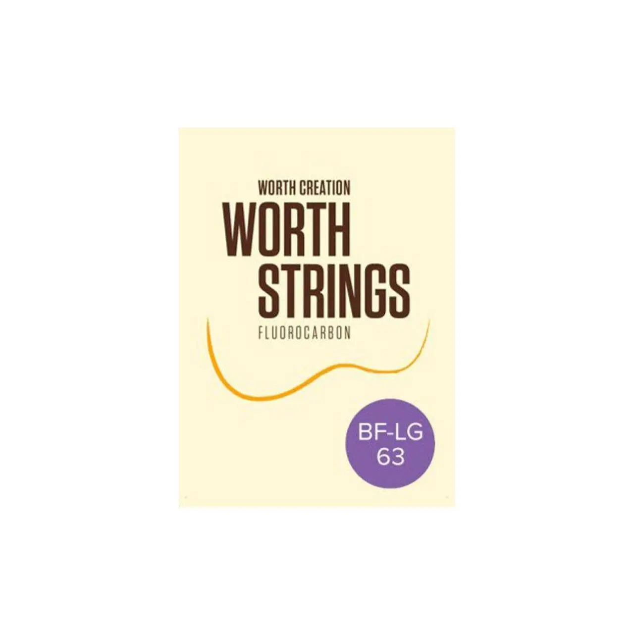 Worth BF-LG-63 Brown Fluorocarbon Ukulele Strings (G-C-E-A Tuning) - FAT LOW G