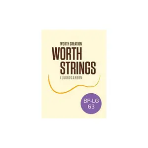 Worth BF-LG-63 Brown Fluorocarbon Ukulele Strings (G-C-E-A Tuning) - FAT LOW G