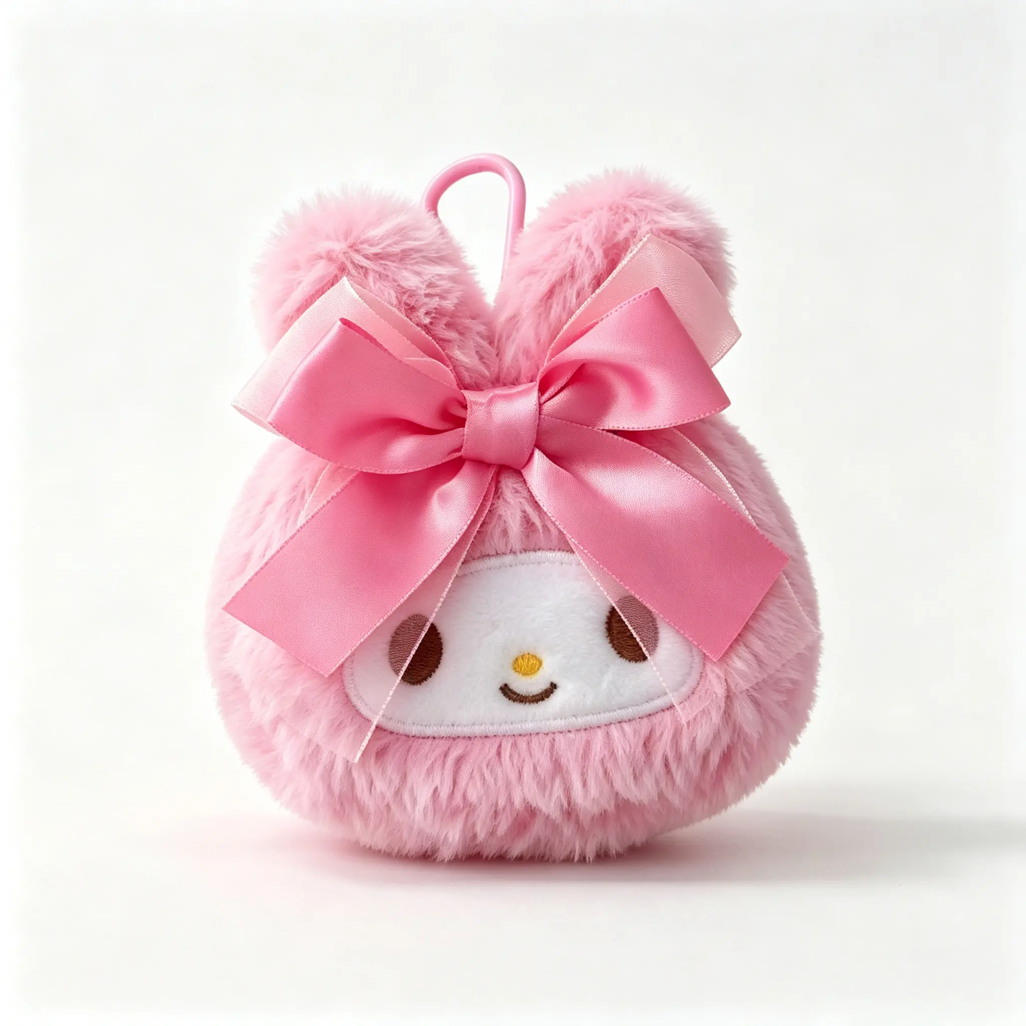 Sanrio My Melody Keychain Coin Purse 2-in-1 Mini Zipper Storage Bag Kawaii Portable Accessory for Girls and Teens