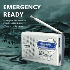 Best Am/fm Radio Receiver, Portable Compact Battery-Powered Transistor Radio, Headphone Jack, Ac Power Supply, Ideal for Seniors and Home Use