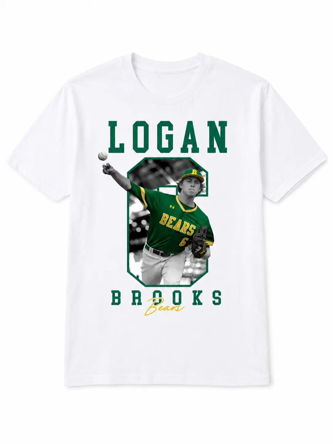 Personalized Baseball Player Graphic T-Shirt | Custom Name & Number Tee | Vintage Baseball Fan Shirt | Unisex Game Day Gift