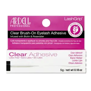 LashGrip Biotin & Rosewater Strip Adhesive - Clear (Pack of 6)