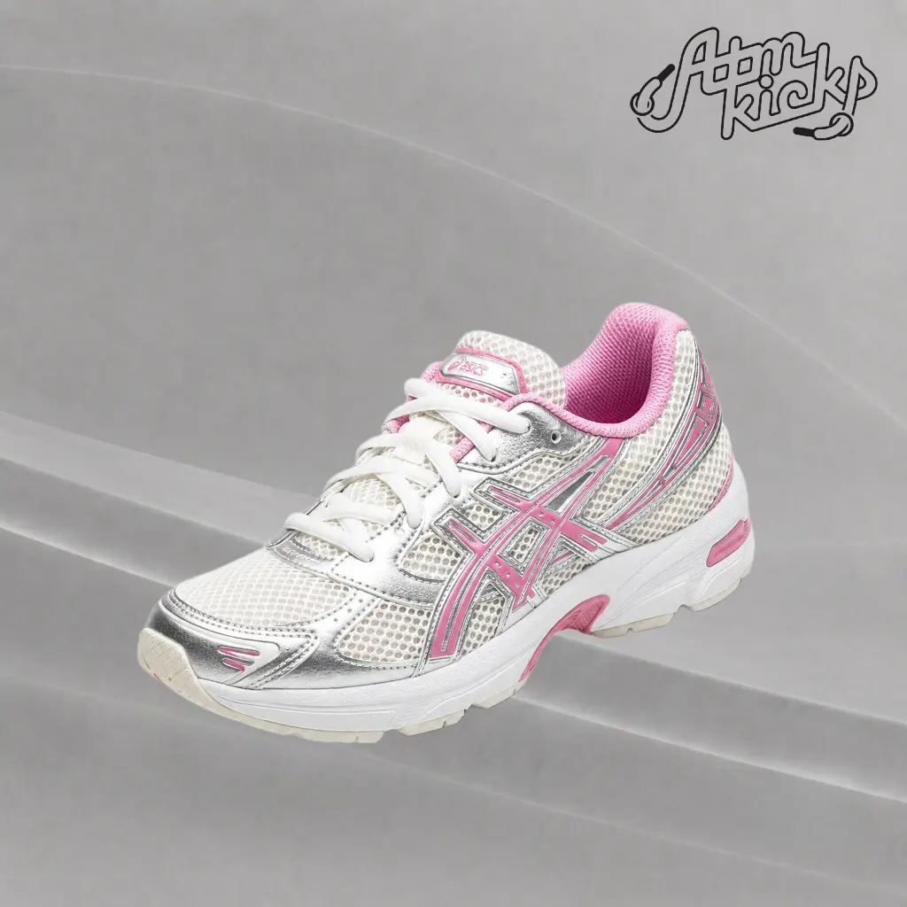 ASICS Gel-1130 Cream Sweet Pink (GS) 1204A168-100 Youth Authentic Shoes Footwear Sneaker Trainer Comfortable Walking Fashion Trending Gift
