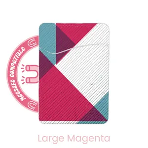 abbyrose Origami Card Holder with magnet Large Magenta
