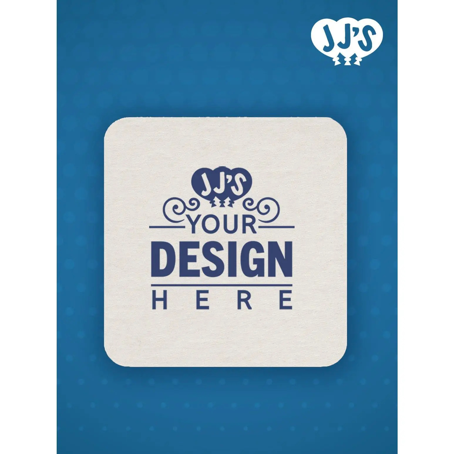 Custom One Color Printed Coasters for Birthday, Wedding, Graduation, Bridal Shower, Save the Date and Special Occasion
