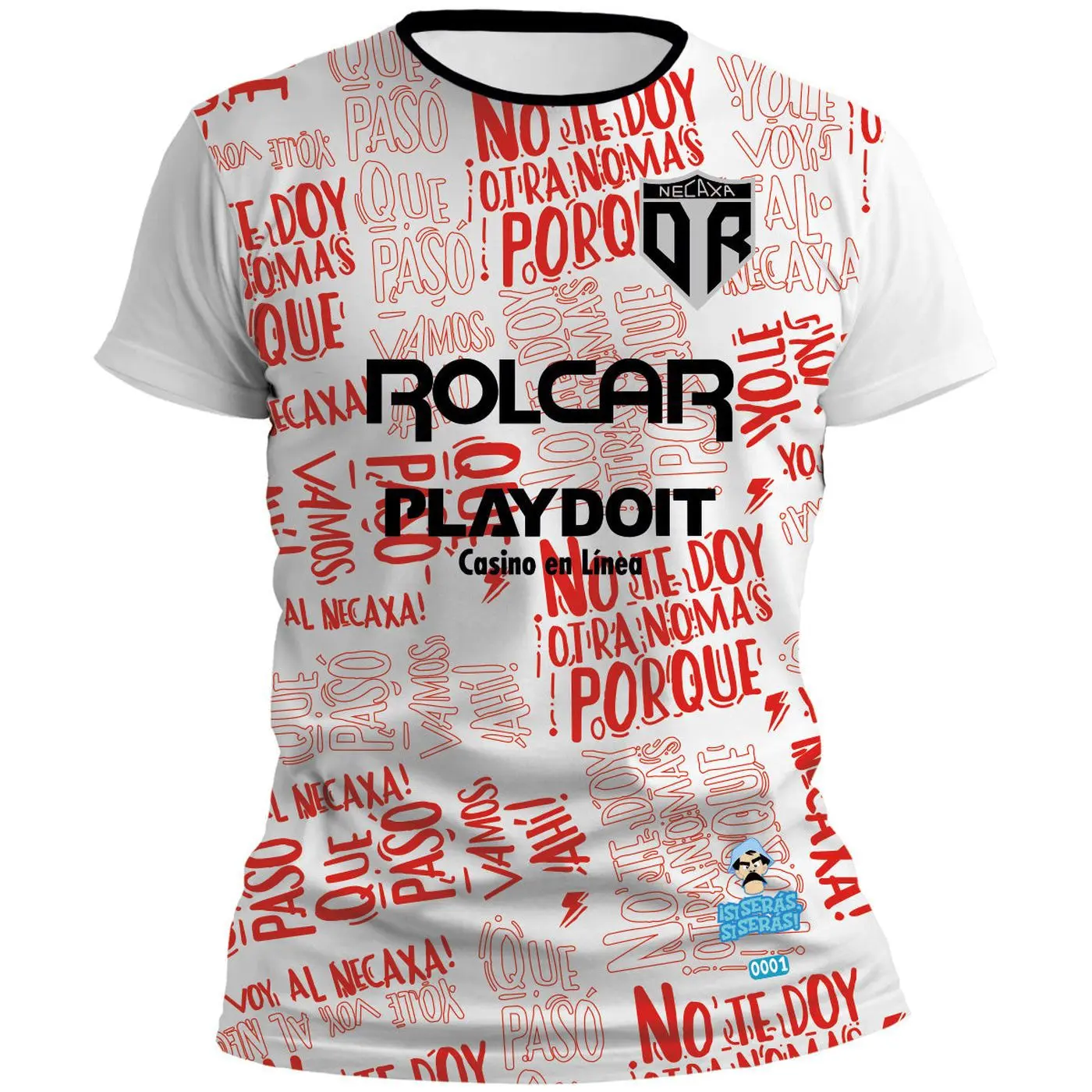 Liga MX Playera Necaxa don ramon roja 3D T-shirt, Mexican Soccer Jersey, Gifts for Mexicano Fútbol Fans, Sport Gear, Football Wear