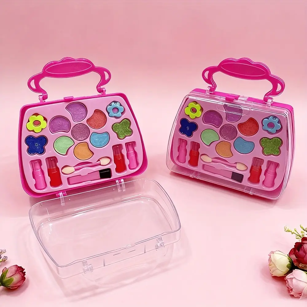 Children's makeup toys, girl pretend-play game makeup cosmetics, makeup toys, role-playing and dressing-up toys, children's birthday and Christmas gifts