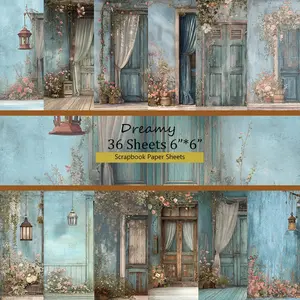 Scrapbook Paper Sheets Pack: Perfect Art Craft Paper for Christmas Gifts DIY Decorative Background Paper