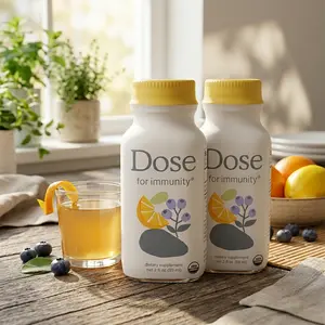 Dose 2oz Immunity Shot – Organic Immune Support Drink, Ginger Turmeric Wellness Boost, Travel Size Health Shot
