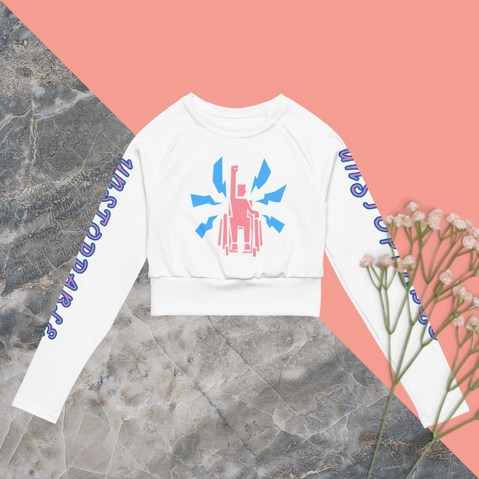 Unstoppable long-sleeve crop top
