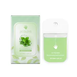 Jaysuing Portable Hand Sanitizer Spray with Mint & Lemon Extract Gentle Cleaning Hands Moisturizing Antioxidant Protection Aloe Vera Smooth Hydrating