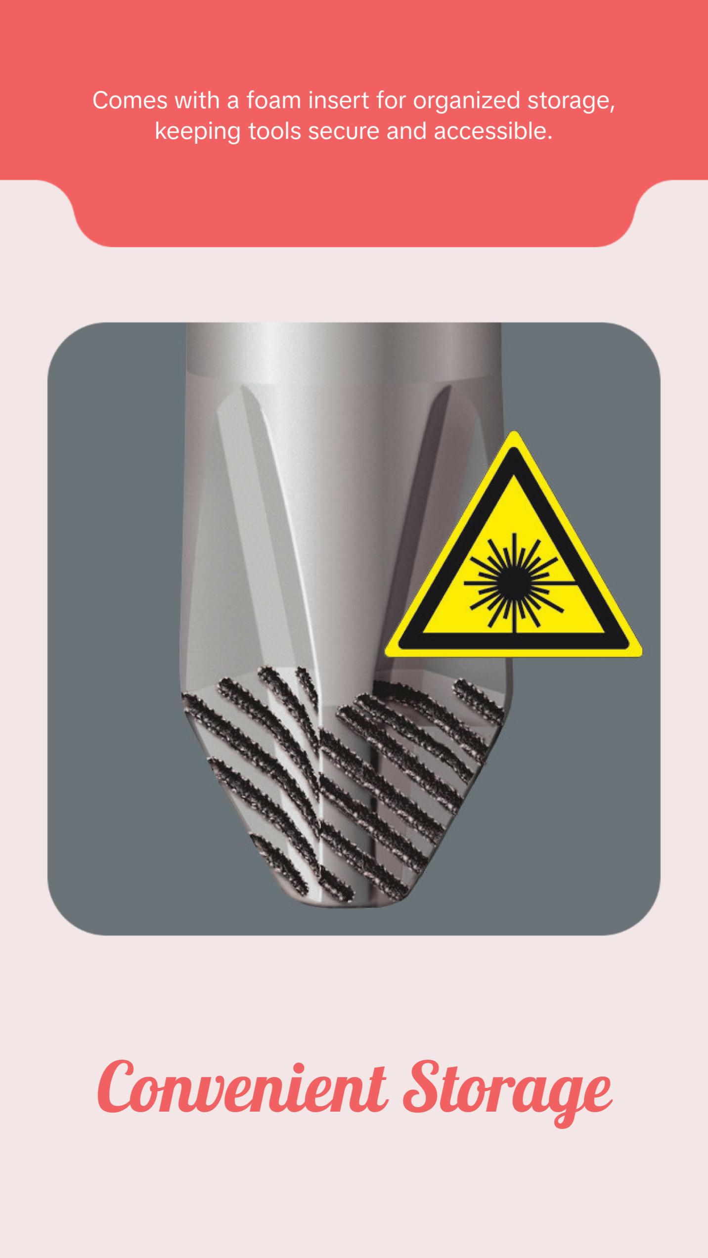 Wera 9711 Foam insert VDE screwdriver set 1, 16 pieces