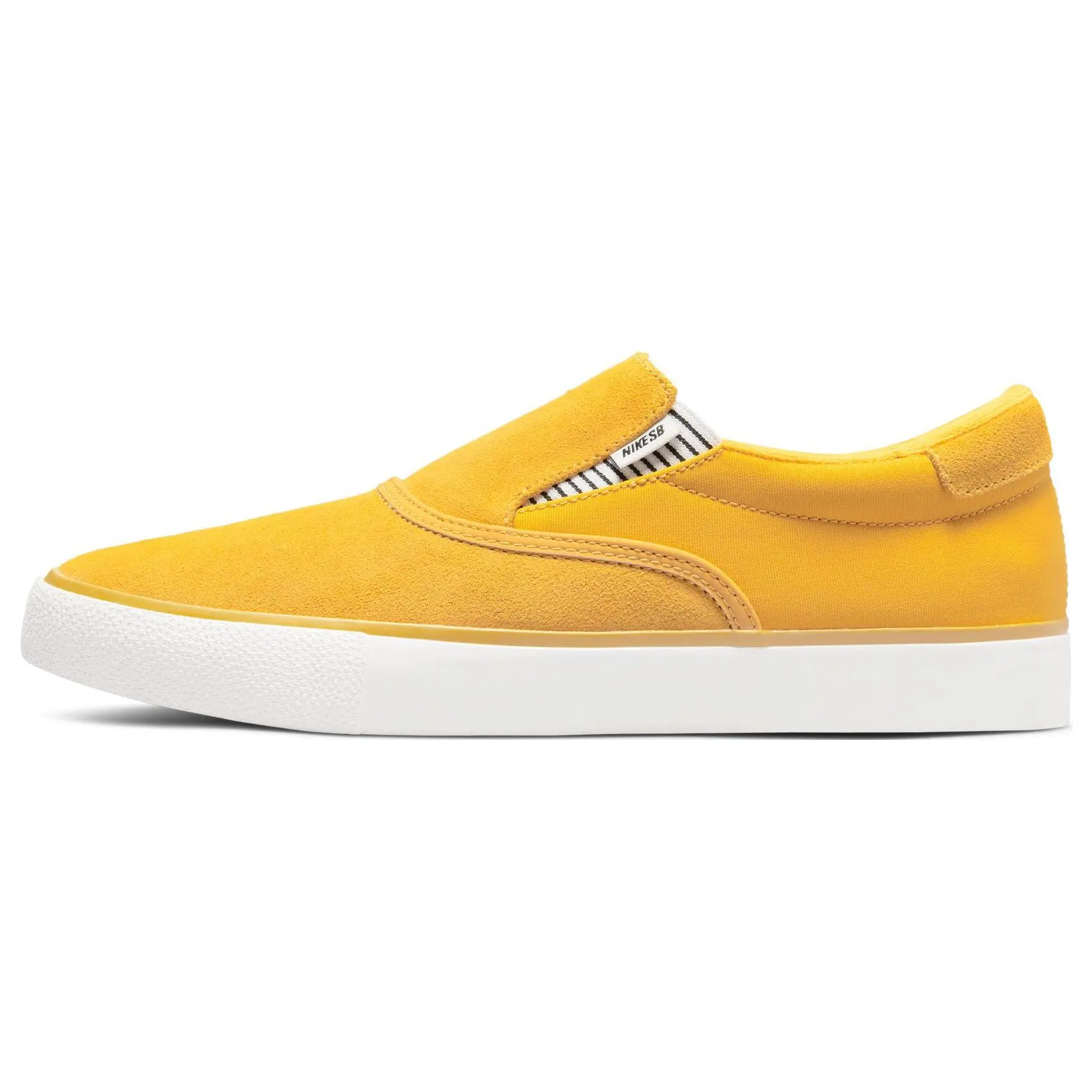 Nike Zoom Verona Slip Premium SB Dark Sulfur Sail' Cushioned Low Top Skate Shoes Unisex Yellow DM4424-700