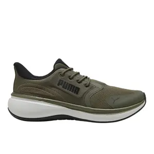 PUMA Mens Softride Exo Shift Lace Up Sneakers Shoes Casual - Green