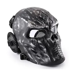 Arisoft Army Tactical Full Face Mask Military Shooting Skull Mask Outdoor Hunting Cs Shooting Wargame Paintball Protection Mask