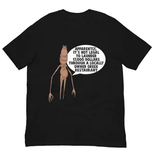 Marcus The Worm Locally Owned Greek Restaurant T-shirt-Sweatshirt ,Funny Meme, Tiktok Viral, VR Unisex shirt.Full size full color,Unisex for men and women.