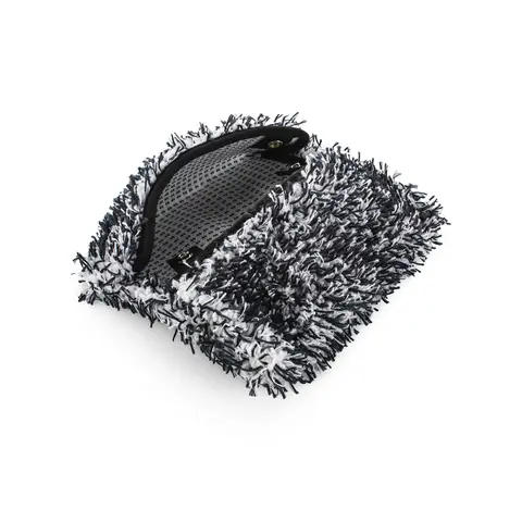 The Rag Company Mitt on a Stick Cyclone Microfiber Cover - Premium Car Wash Replacement Head, Ultra-Soft Scratch-Free Microfiber Cleaning Cloths, High Absorbency, Safe for Paint & Wheels Cleaning, Super Absorbent Microfiber