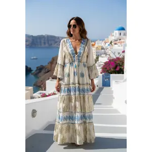 Santorini Lux Maxi Dress