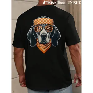 Vintage Tennessee Dog Lovers Men’s T-Shirt with Distinctive Back Print