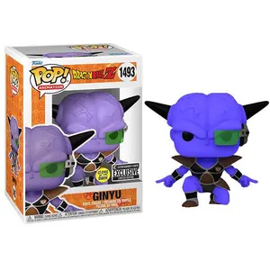 Funko Pop! Ginyu Glow in the Dark, Dragon Ball Z 1493 - Entertainment Earth Exclusive Vinyl Figure in PopShield Protector