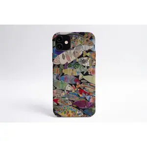 Colorful Fish Theme Collage Hard Phone Case, Fish Tank Phone Case, iPhone Phone Case, Fun Phone Case, Aesthetic Phone Case, Gift for Her,for iPhone 17 16 15 14 13 12 11 Pro Max Plus & Samsung Galaxy S26 S25 S24 S23 S22 Ultra