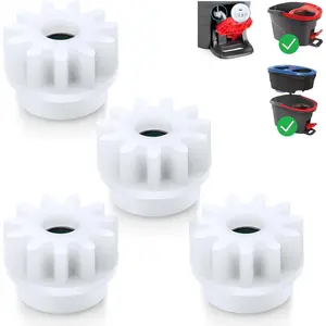 4 count Spin Mop Bucket Pedal Bearing Replacement Gear Compatible with Ocedar Mop Bucket Only,  Way Bearing Repair  Compatible with O Cedar Bucket