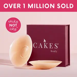 CAKES Body Sticky CAKES Circles Non-Toxic Silicone Medical-Grade Adhesive Adhesive-Free Nip Nook Reusable for 10 Wears Seamless Coverage Womenswear Bra CAKES Body Sticky CAKES Circles Non-Toxic Silicone Medical-Grade Adhesive Adhesive-Free Nip Nook Reusable for 10 Wears Seamless Coverage Womenswear Bra