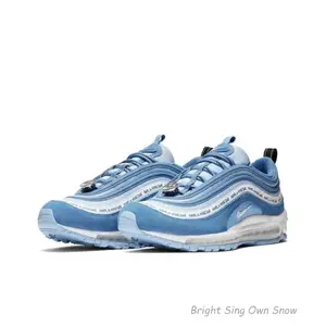 Air Max 97 Have a Nike Day Indigo Storm Stylish, Comfortable, Slip-resistant, Durable, Versatile Casual Shoes