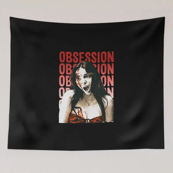 Obsession Nikki Tapestry, Full Size Extra Large Wall Hanging for Bedroom Decor, Aesthetic Room Tapestry for Dorm, Home Wall Decorations
