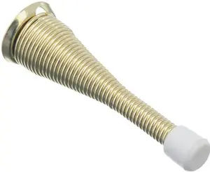 WorldWide Sales Online 5pc 3" Spring Door Stop, Polished Brass – Door Stop, import_2021_10_29_212114