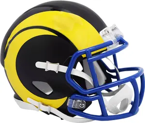 Riddell Los Angeles Rams Flat Black Alternate Speed Mini Football Helmet