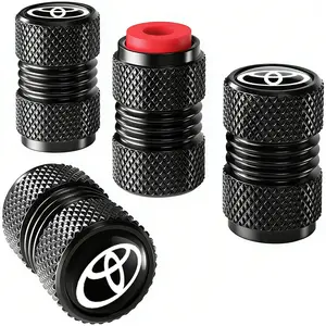 4 pieces for Toyota car tire valve stems, tire valve caps, car wheel caps, suitable for medium-, small-sized tires, motorcycles