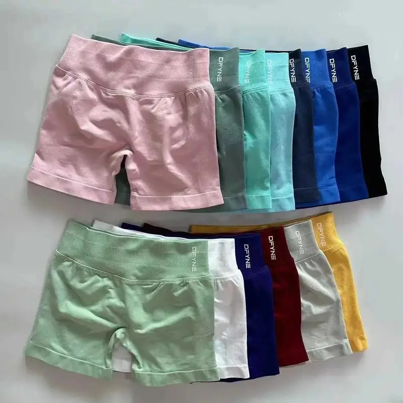（With tag）Dfyne Impact Shorts - High Stretch Fabric with Subtle Glute Contour for Gym and Yoga Wear, Ideal for Everyday Wear