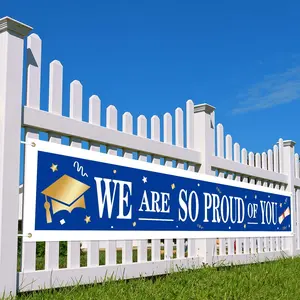 2026 Graduation Party Banner: We're Proud of You! Congratulations on Your Graduation! Banner Backdrop, Backdrops, Props, Booths, Graduation Party Decorations