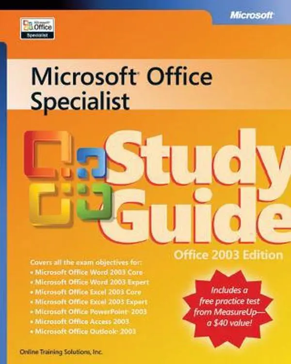 USED-Microsoft® Office Specialist Study Guide Office 2003 Edition (EPG - Other) by Online Training Solutions Inc. (Paperback)