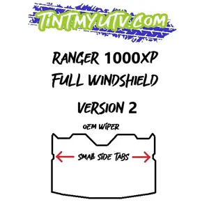 2018 - Current Ranger 1000 XP Windshield Fixed - Version 2