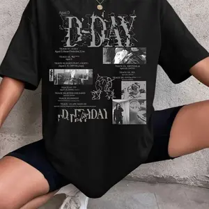 Agust D T-Shirt , D Day Album Tracklist Shirt, Agust D World Tour Shirt, Suga On Tour 2023 Shirt, Agust D Tee, Min Yoongi Shirt Men's summer clothes, Gift for her, Gif for him