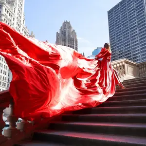 Red flying Dress