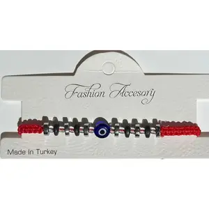 Evil Eye Macrame Bracelet Red String