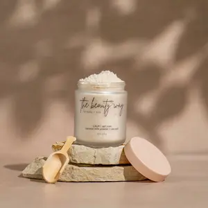 The Beauty Way CALM Salt Soak - Luxurious Coconut Milk Powder & Himalayan Sea Salt for Skin Repair & Stress Relief - Cruelty-Free & Organic Cleanser