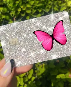ExotixCard ultra bling reflective card skin back information