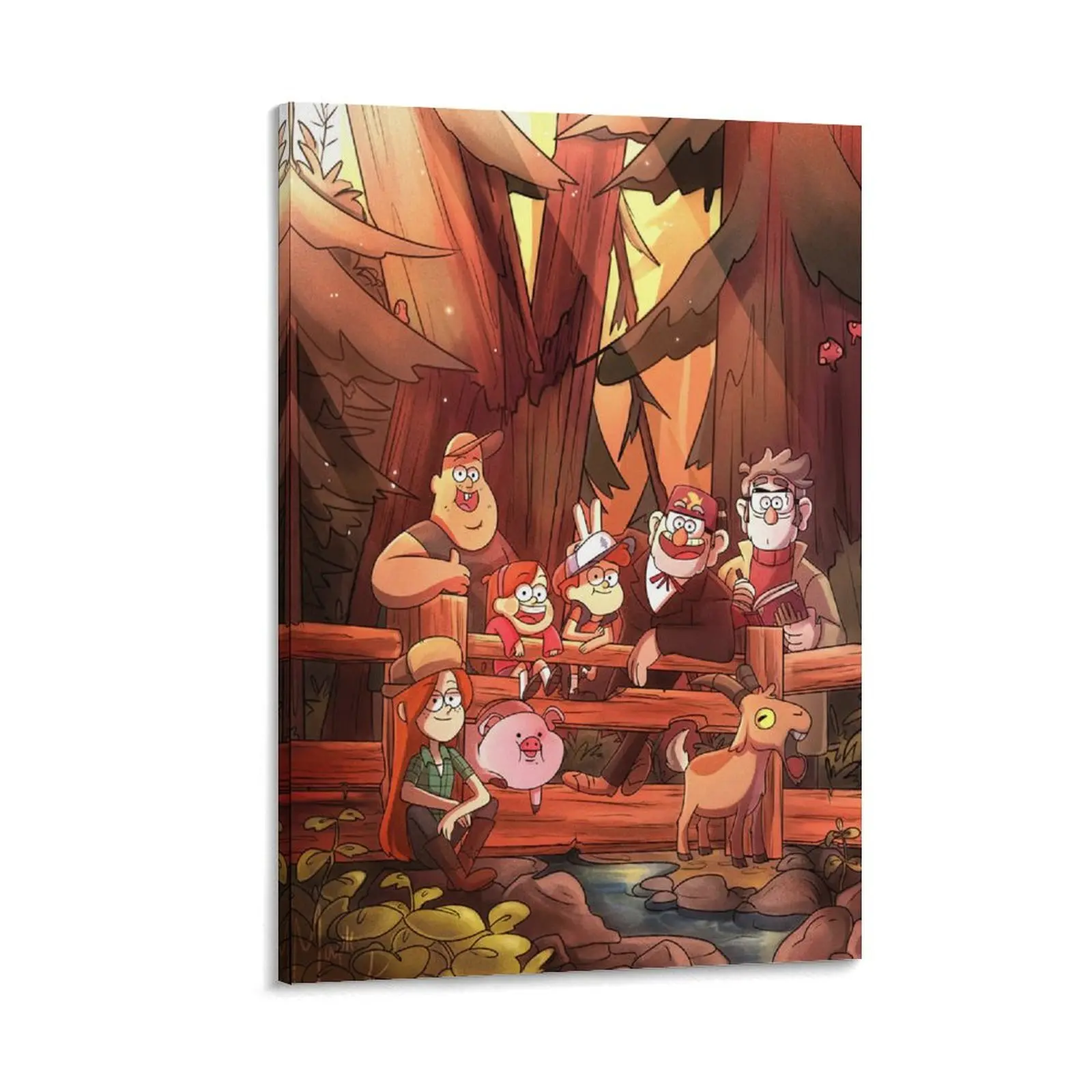 Discover Gravity Fall Poster, An Anime Lover’s Dream Decor. Canvas Poster Bedroom Decor Sports Landscape Office Room Decor Gift Frames Ornaments Frame-.