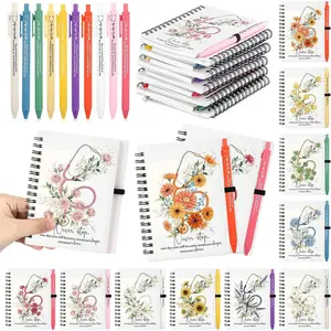 10 Set CNA Week Gifts for Women Nurse Graduation Gifts Thank You Gift Appreciation Inspirational Stethoscope Design Nursing Spiral Notebook and Ballpoint Pen for CNA RN NP LPN Team Coworker