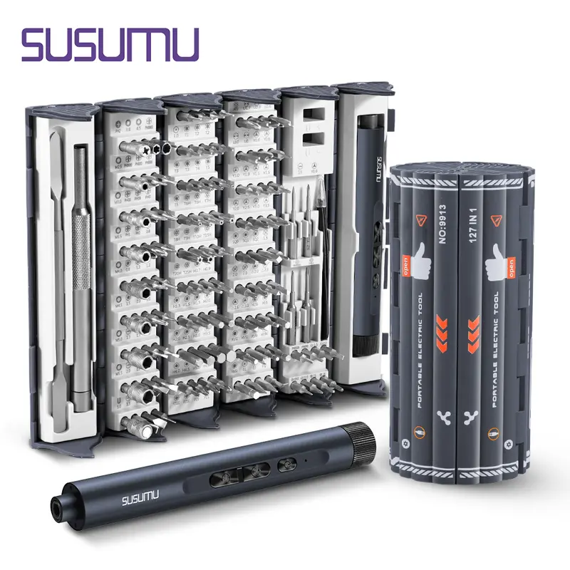 【Clearance Sale】Precision Electric Screwdriver Set | High Torque & LED Light | Strong Magnetic Phillips/Torx Bits — Professional DIY Screwdriver Kit. tool pc Portable detachable bit holder quick car