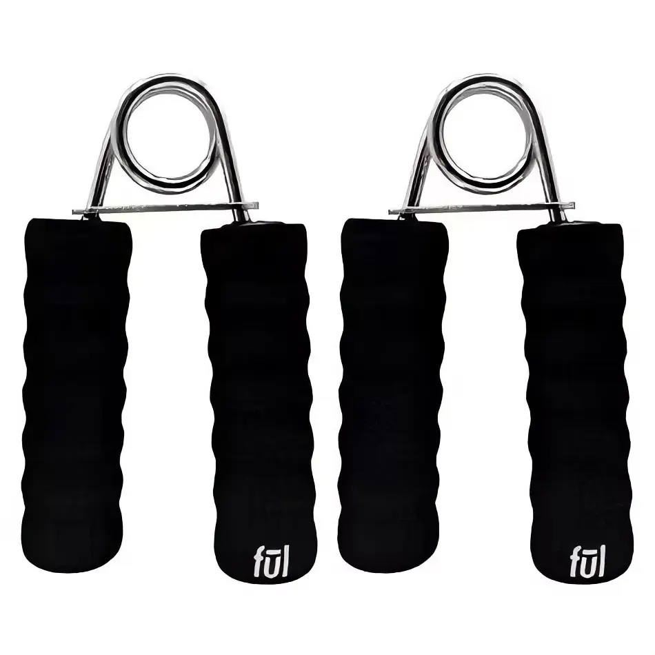 Ergonomic Black Hand Grips with Comfortable Handle for Strength Training and Grip Enhancement