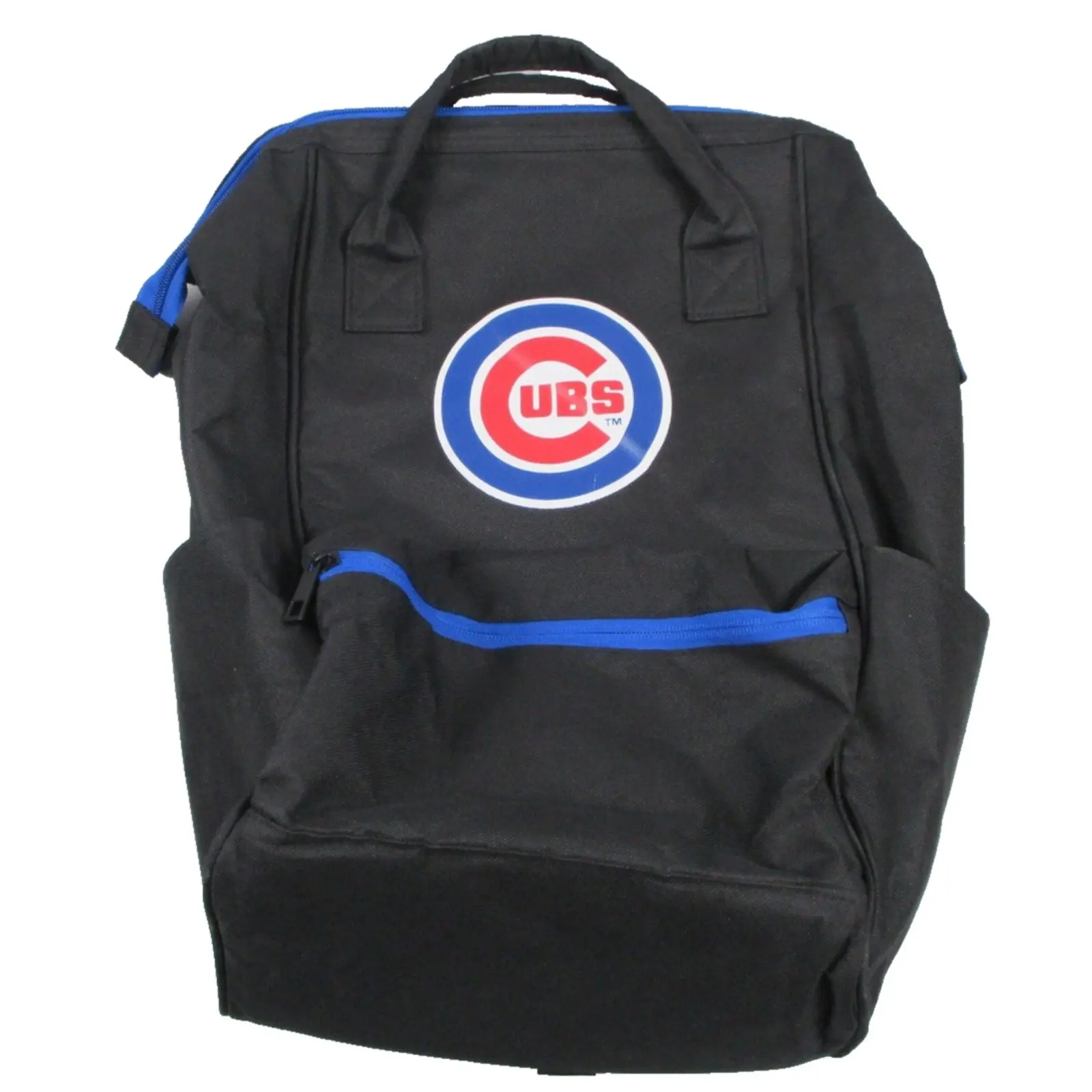 Chicago Cubs Backpack Mens One Size Black Mlb Baseball Foco Bookbag Fan Gear